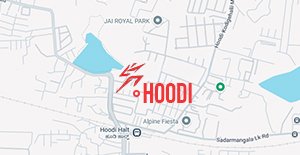 Map showing location of STRYV Fit gym in Hoodi Whitefield